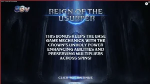 Tampilan antarmuka mobile slot Crown of the Undying dengan tema fantasi gelap