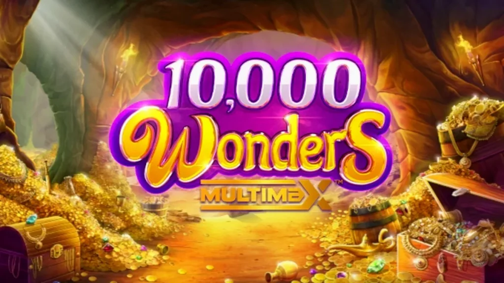 Tampilan visual slot 10,000 Wonders Multimax yang memukau