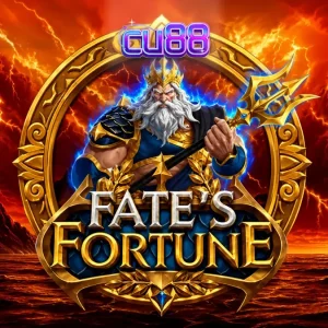 Tampilan visual slot Fate’s Fortune dengan tema mitologi Yunani